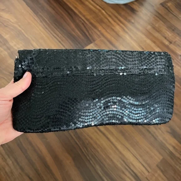 BIJOUX TERNER Sequins Shoulder Strap Evening Dress Purse Bag . - Picture 3 of 8